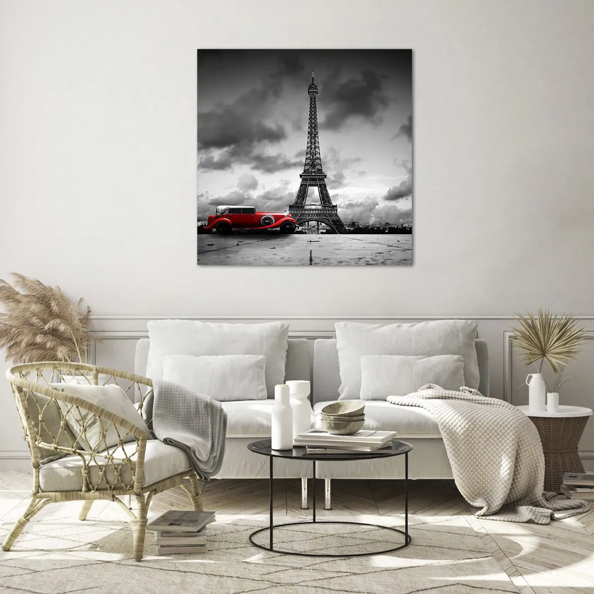 Quadro su vetro - Non molto tempo fa a Parigi - 30x30 cm