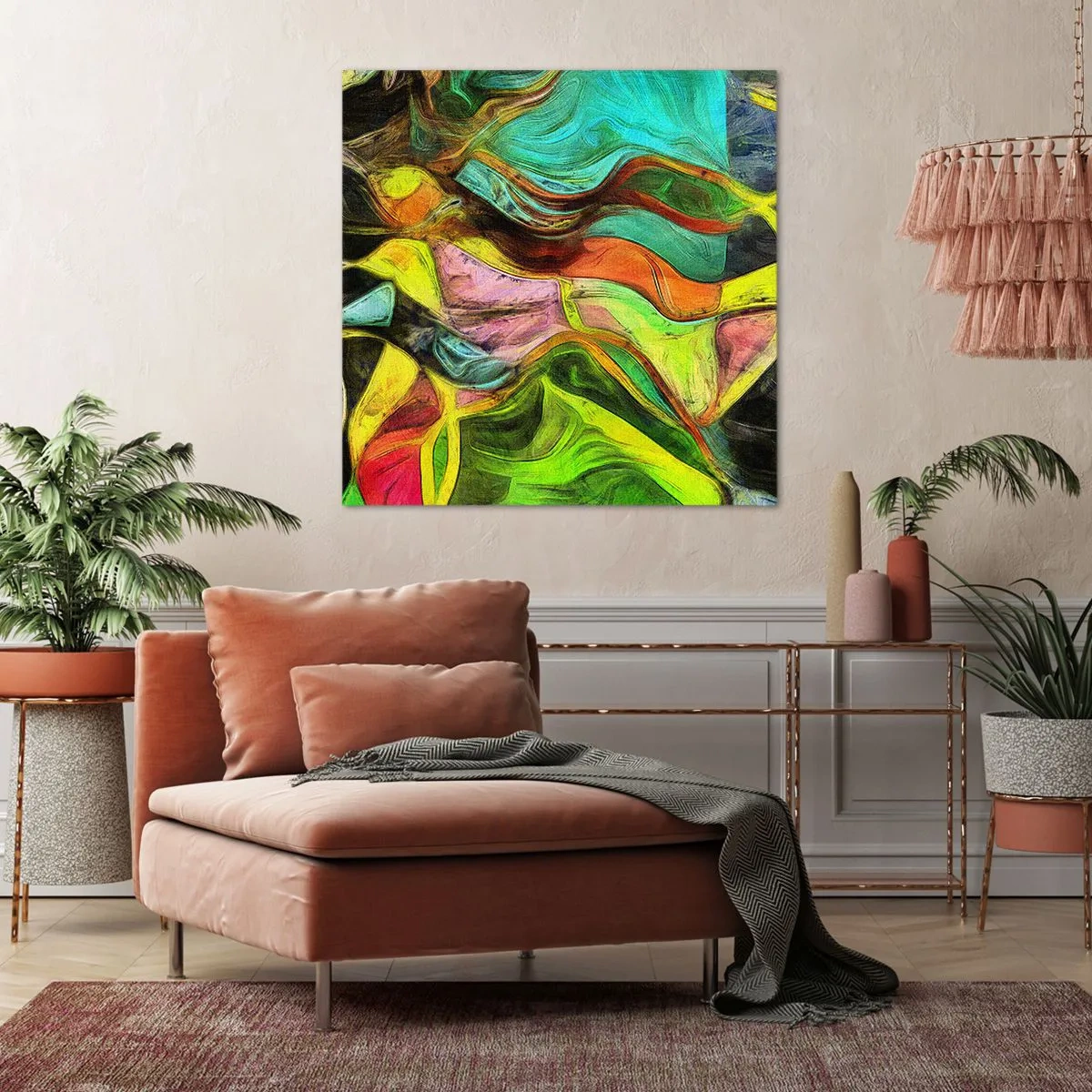 Quadro su tela - Stampe su Tela - Il movimento è vita - 40x40 cm