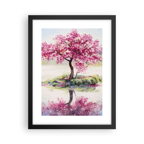 Poster in cornice nera - La festa della primavera - 30x40 cm