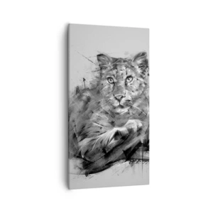 Quadro su tela - Stampe su Tela - Si, ascolto attentamente - 55x100 cm