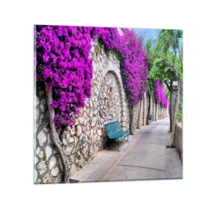 Quadro su vetro - Incontriamoci al più presto - 60x60 cm