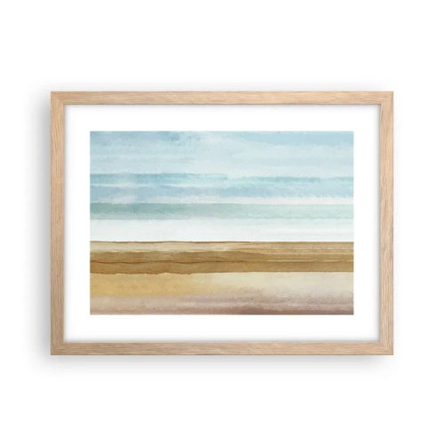 Poster in cornice rovere chiaro - Rilassamento - 40x30 cm