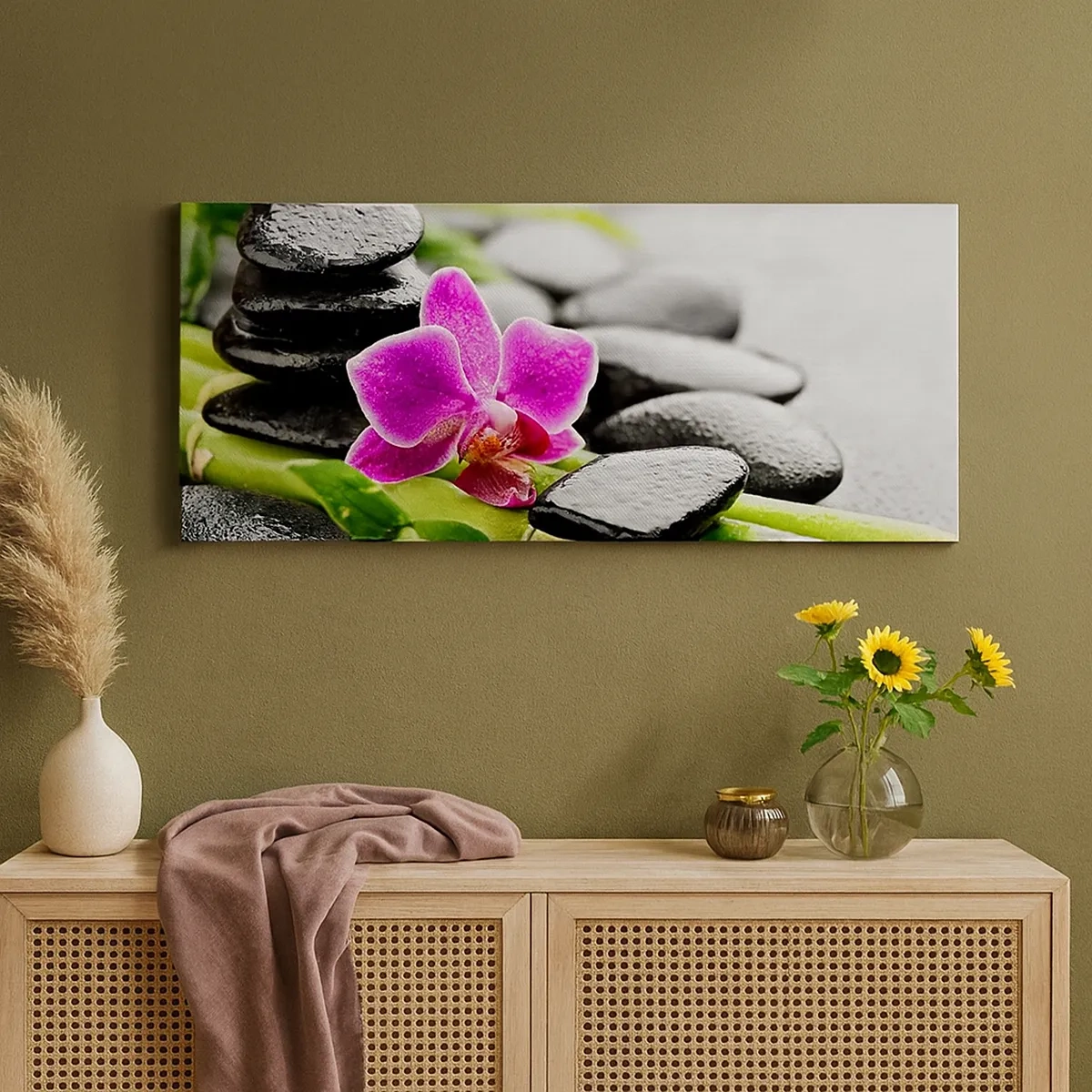 Quadro su tela - Stampe su Tela - Un tranquillo equilibrio - 30x30 cm