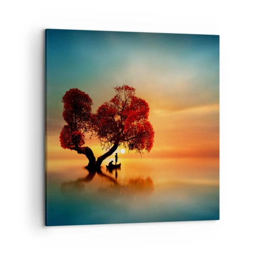 Quadro su tela - Stampe su Tela - Gli esiliati e il silenzio fuori dal mondo - 50x50 cm