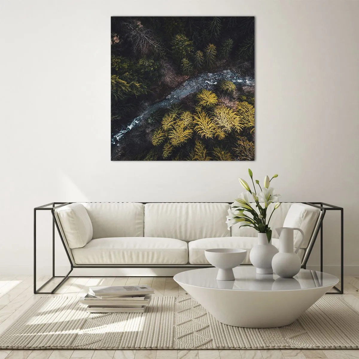 Quadro su vetro - Sempre più veloce - 50x50 cm