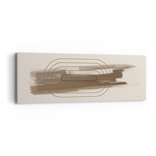 Quadro su tela - Stampe su Tela - Un soffio di grigio - 90x30 cm