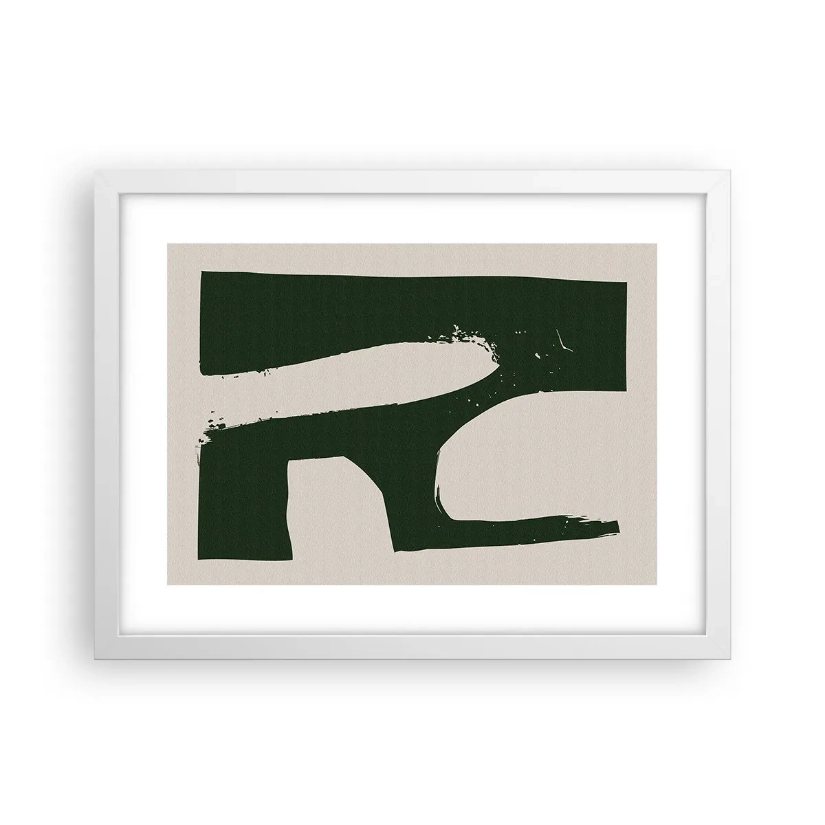 Poster in cornice bianca - Golfi di bianco - 40x30 cm