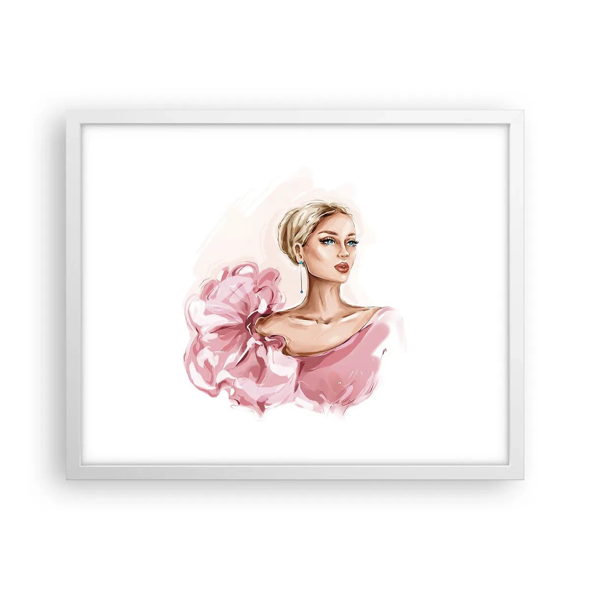 Poster in cornice bianca - Come un quadro... - 50x40 cm