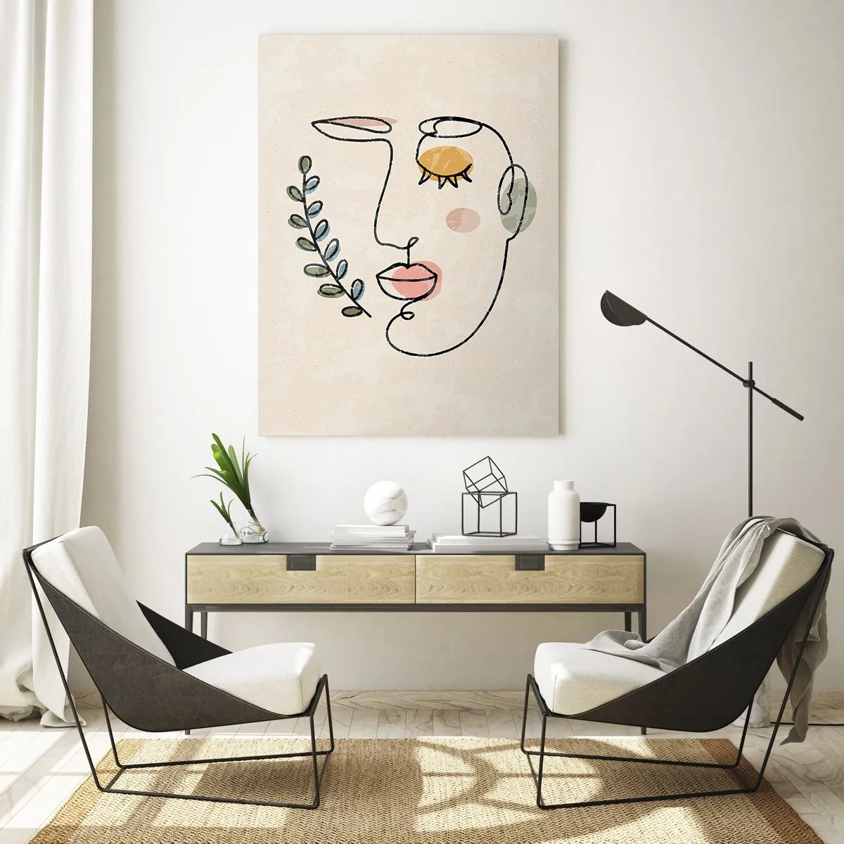 Quadro su vetro - La pace ritrovata - 70x100 cm