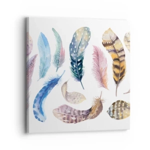 Quadro su tela - Stampe su Tela - Leggere, variopinte e multicolori - 30x30 cm