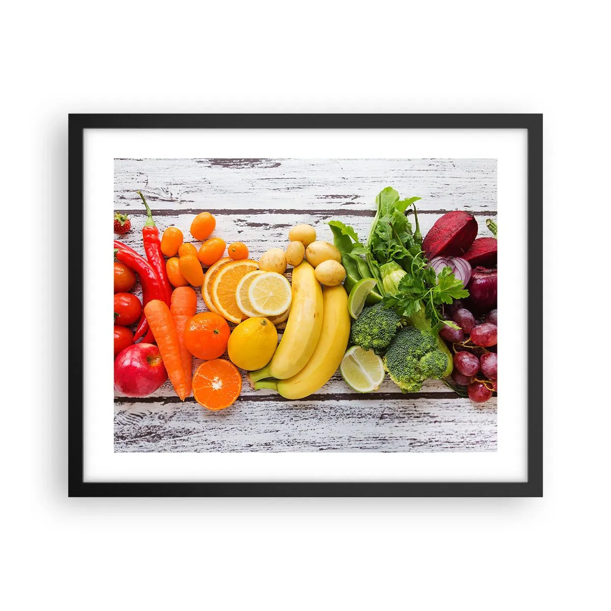Poster in cornice nera - Non basta? - 50x40 cm