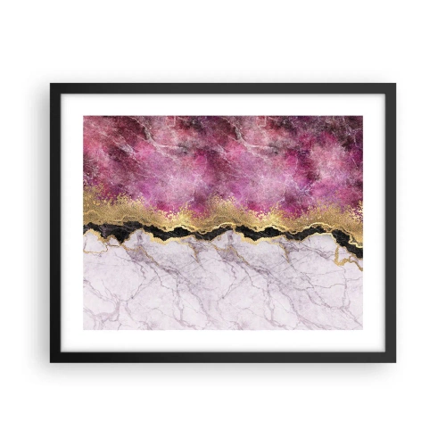 Poster in cornice nera - Sul confine - 50x40 cm