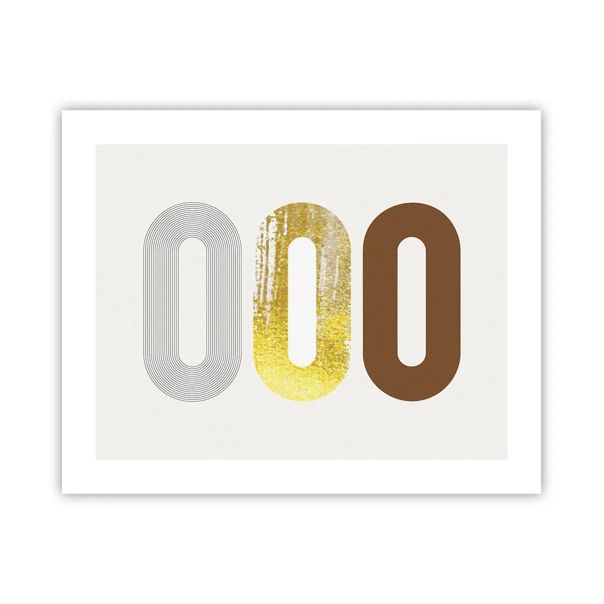 Poster - Ohh! - 50x40 cm