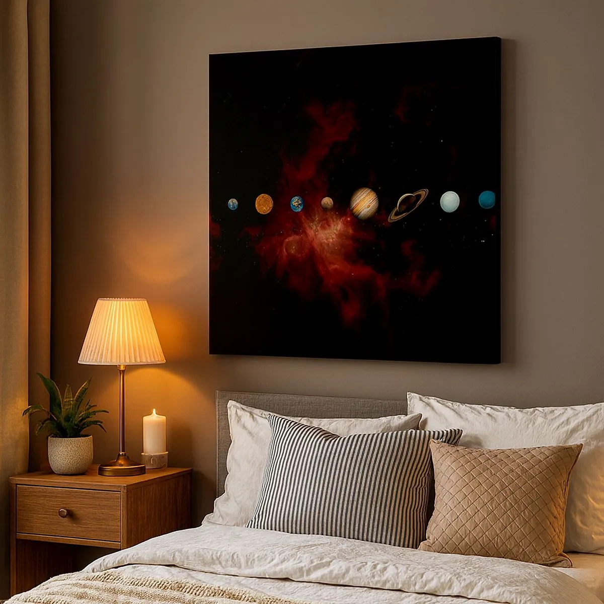 Quadro su tela - Stampe su Tela - Il nostro vicinato - 30x30 cm