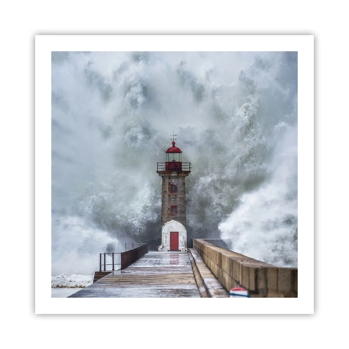 Poster - Fragore delle acque, rumore di tempesta - 60x60 cm