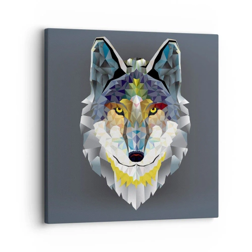 Quadro su tela - Stampe su Tela - Si parla del lupo - 30x30 cm