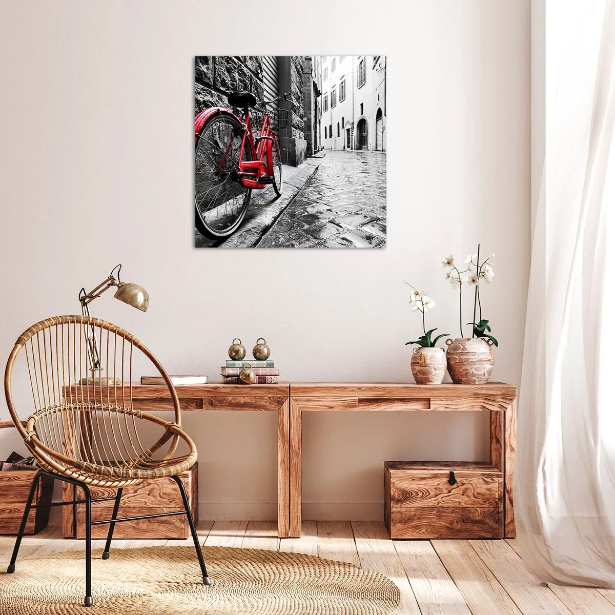 Quadro su tela - Stampe su Tela - La vera bellezza non invecchia - 50x50 cm