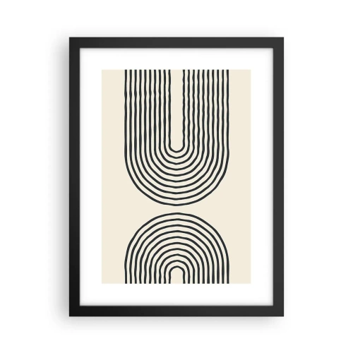 Poster in cornice nera - Tra un attimo... - 30x40 cm