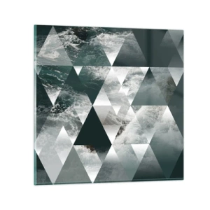 Quadro su vetro - Prospettiva di cristallo - 40x40 cm