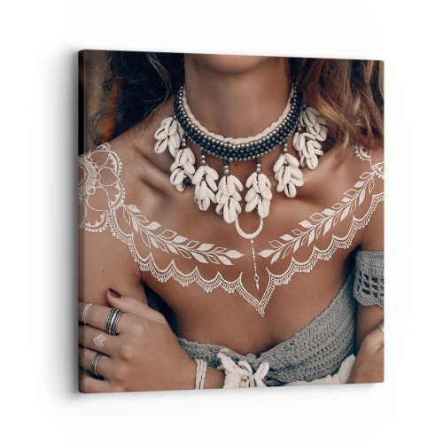 Quadro su tela - Stampe su Tela - Talismani, rituali di femminilità - 30x30 cm