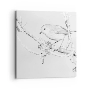 Quadro su tela - Stampe su Tela - Mattino invernale - 70x70 cm