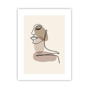 Poster - Ascoltando se stessa - 30x40 cm