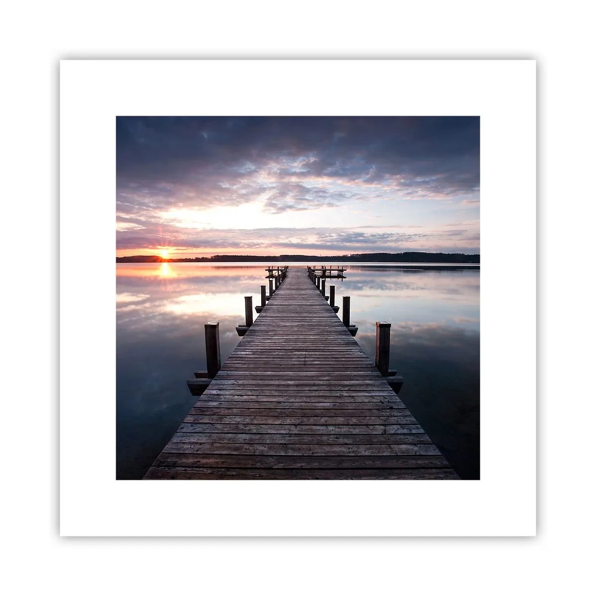 Poster - Il silenzioso confine del giorno e della notte - 30x30 cm