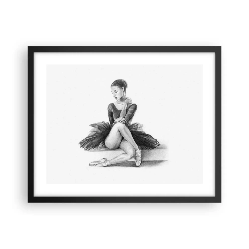 Poster in cornice nera - Incantata dalla danza - 50x40 cm