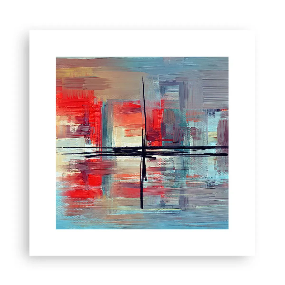 Poster - Paesaggio in una dimensione sconosciuta - 30x30 cm