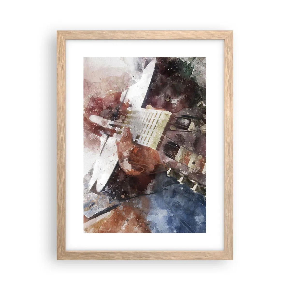 Poster in cornice rovere chiaro - E tu che ne pensi? - 30x40 cm