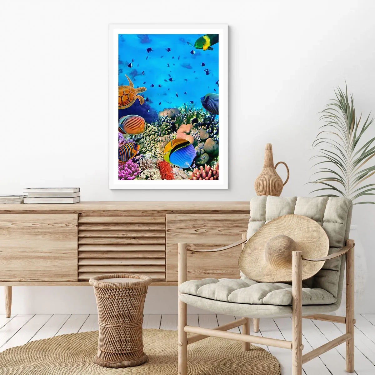 Poster in cornice bianca - Ma cosa sappiamo della vita... - 50x70 cm