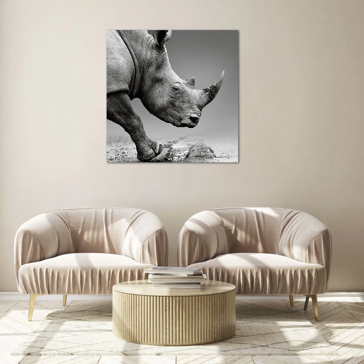 Quadro su vetro - Forza irrefrenabile - 30x30 cm