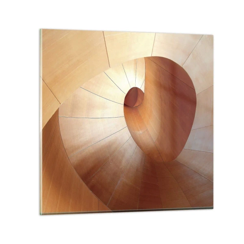 Quadro su vetro - Serpentina architettonica - 50x50 cm