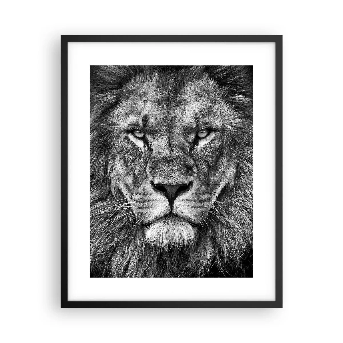 Poster in cornice nera - Nell'abito dell'incoronazione - 40x50 cm