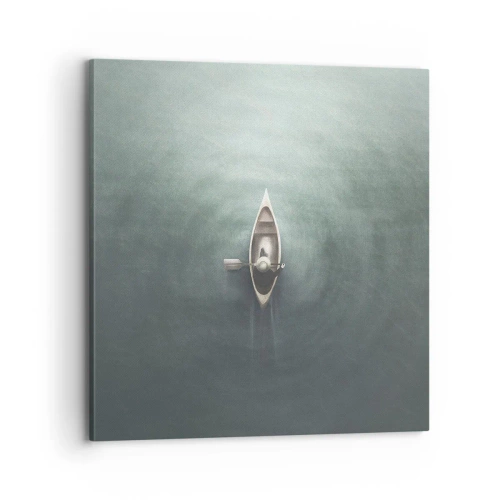 Quadro su tela - Stampe su Tela - Nel lago al chiaro di luna - 70x70 cm