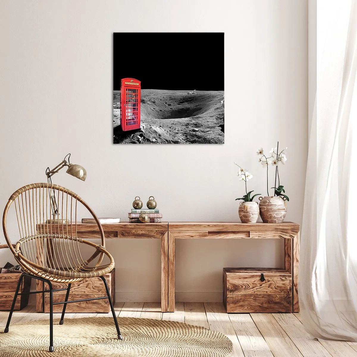 Quadro su tela - Stampe su Tela - Scherzo cosmico - 60x60 cm