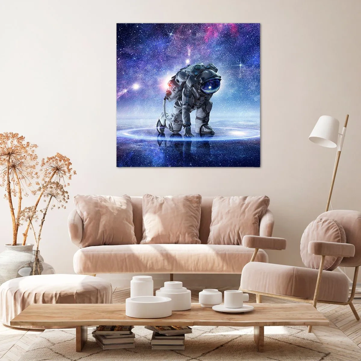 Quadro su tela - Stampe su Tela - Il cielo stellato sopra di me - 60x60 cm