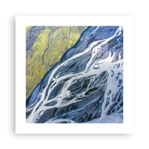 Poster - Le pitture rupestri della natura - 40x40 cm