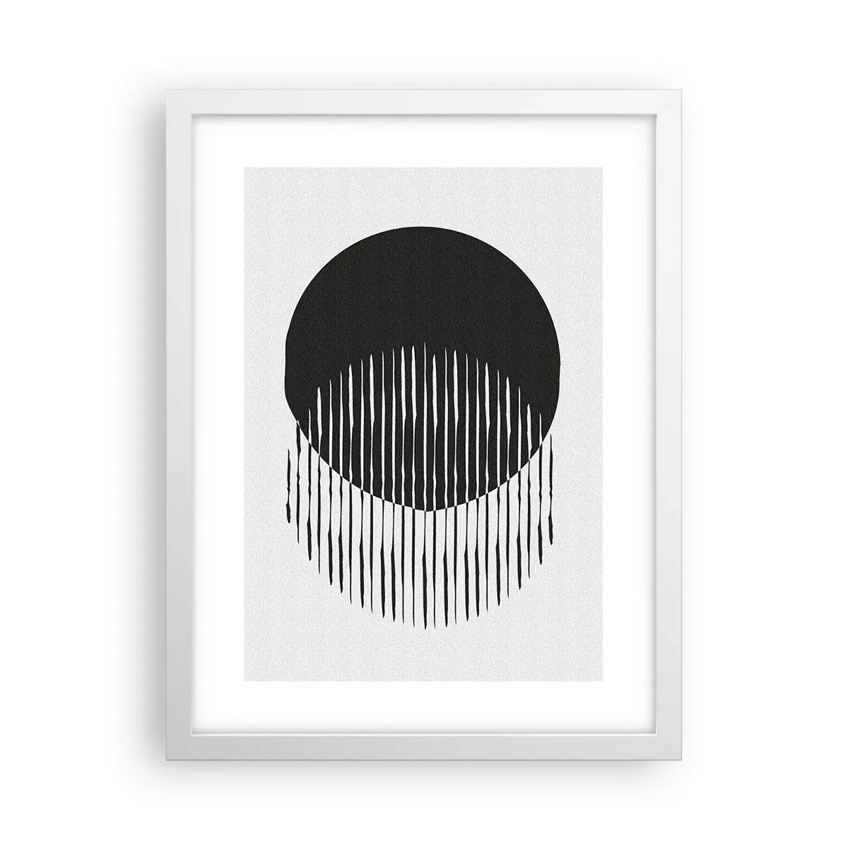 Poster in cornice bianca - Il suo alter ego - 30x40 cm