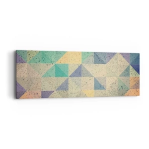 Quadro su tela - Stampe su Tela - La repubblica dei triangoli - 90x30 cm