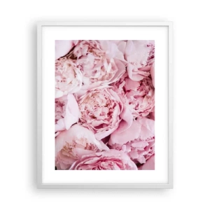 Poster in cornice bianca - Morbide e profumate - 40x50 cm