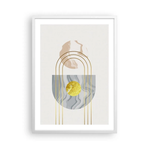 Poster in cornice bianca - Chiarezza e lucentezza - 50x70 cm