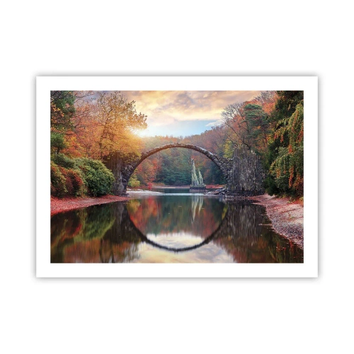 Poster - Dall'altro lato dello specchio - 70x50 cm