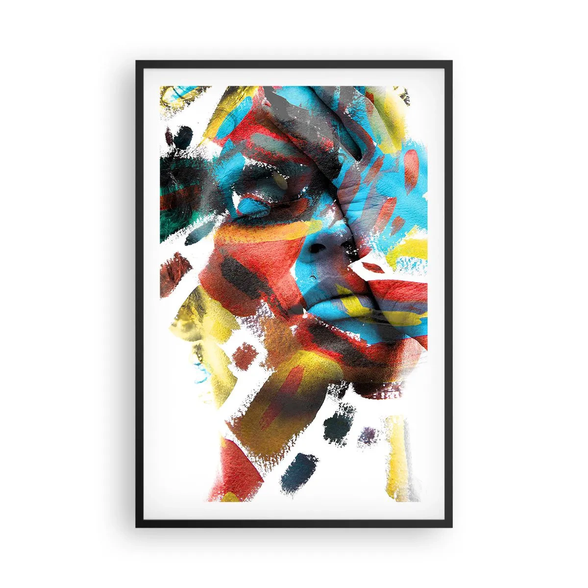 Poster in cornice nera - Personalità colorata - 61x91 cm