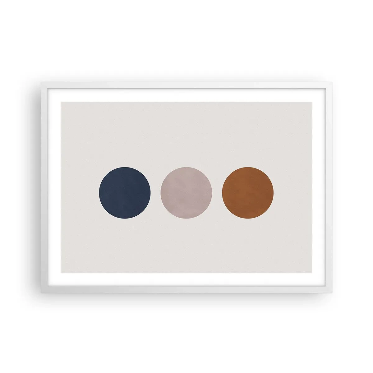 Poster in cornice bianca - Simbolo di perfezione - 70x50 cm