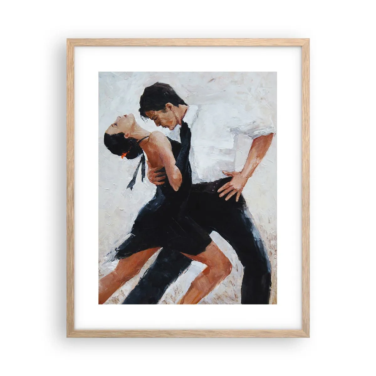 Poster in cornice rovere chiaro - Il tango dei miei sogni - 40x50 cm