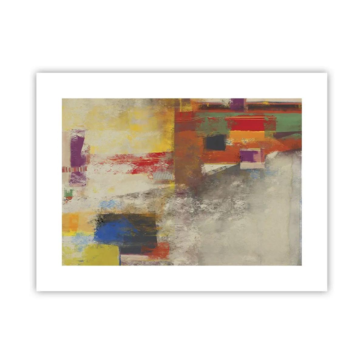 Poster - Geometria dei colori - 40x30 cm