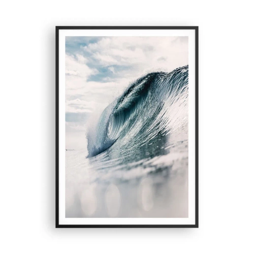 Poster in cornice nera - Cima d'acqua - 70x100 cm