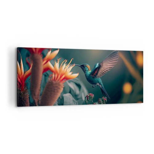 Quadro su tela - Stampe su Tela - Una vita davvero a colori - 100x40 cm