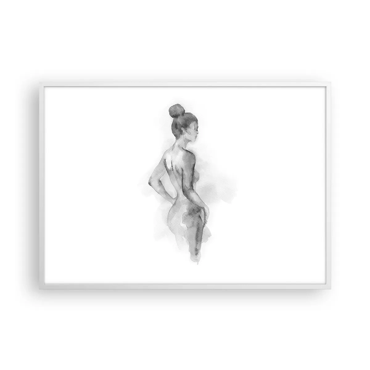 Poster in cornice bianca - Bella come un quadro - 100x70 cm